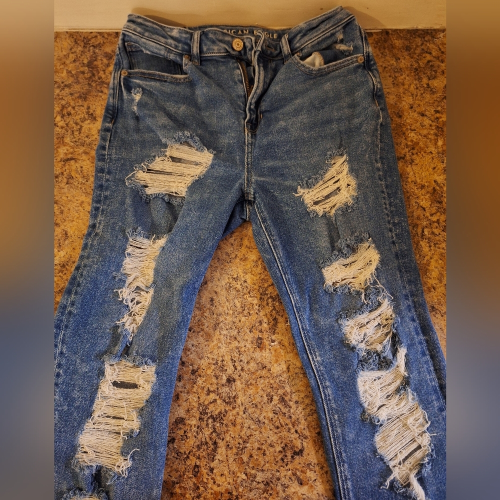 Blue American Eagle Jean's